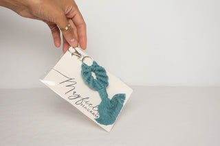 Seashell Macrame Keychains