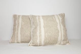 Paisley Stripe Pillows (Set of 2)