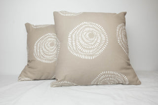 Sand dollar abstract pillow (Set of 2)