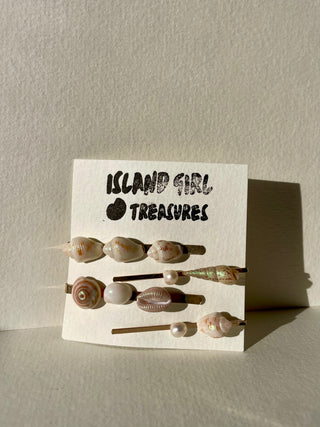 Set of 4 Handmade Hair Clips