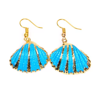 "Oceana Luxe" Scallop Dangle Earrings