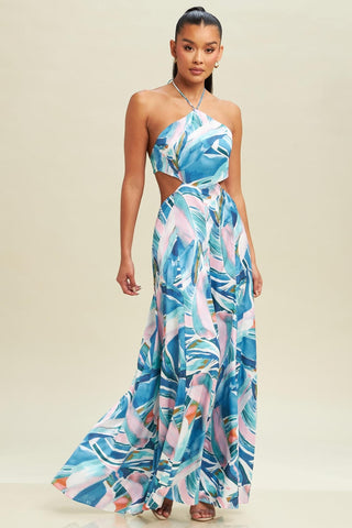 Floral maxi dress